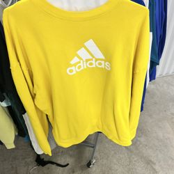 Adidas Mens Yellow Sweatshirt Size 2 Xl