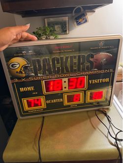 Greenbay packers scoreboard