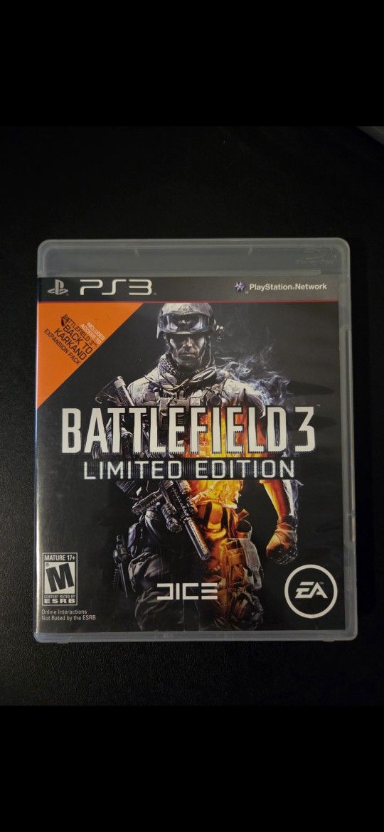 PS3 Game- BATTLEFIELD 3