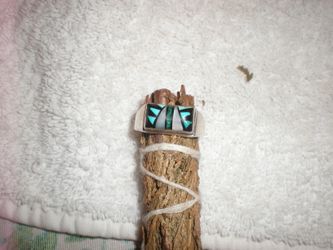 Beautiful Men's inlay ring