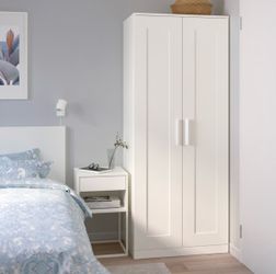 White wardrobe cabinet