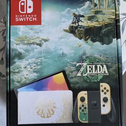 Nintendo Switch Oled Zelda Edition In Box- Good Conditions- Buy With Confidence-