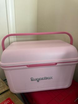 Pink Sugarbox Storage Box with Lid & Handle