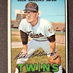 1967 Topps Rich Rollins Minnesota Twins #98 Baseball Card Vintage Collectible Sports MLB Trading Major League