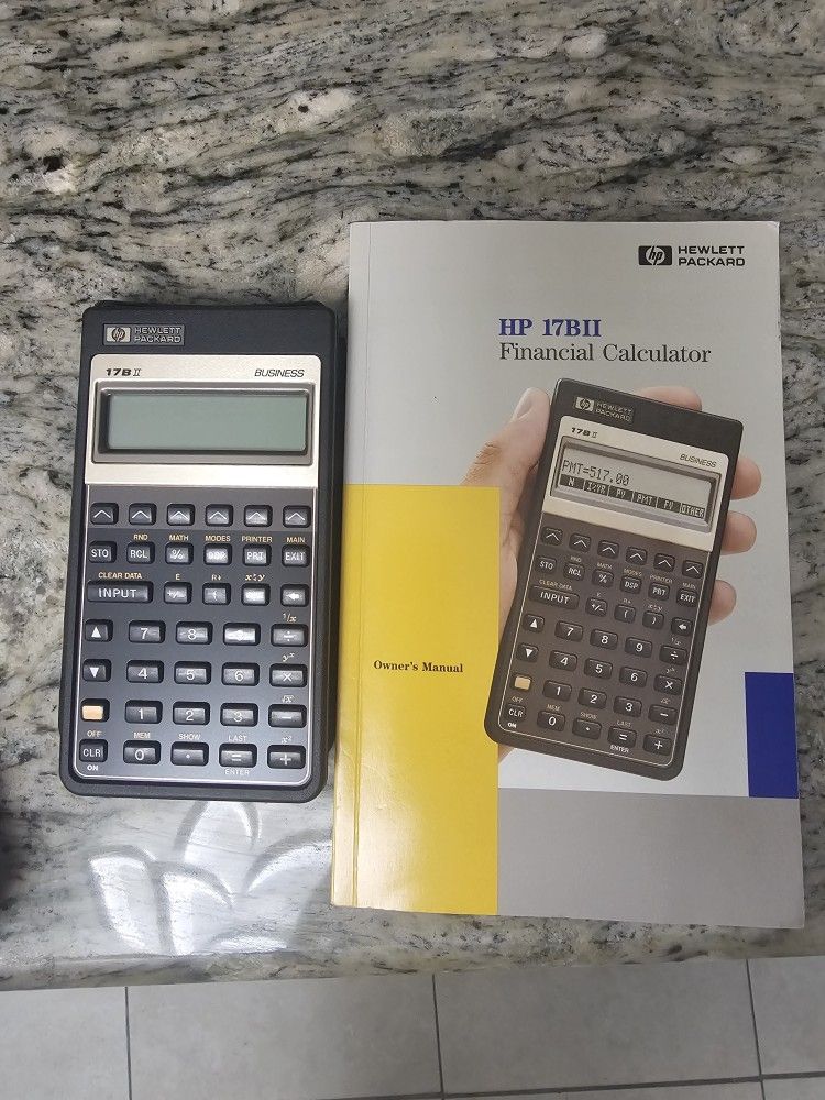HP 17BII Financial Calculator