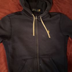 Blue Ralph Lauren Zip Up Hoodie 