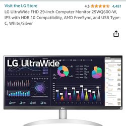 LG ULTRAWIDE MONITOR Unopened Brand New Off Amazon