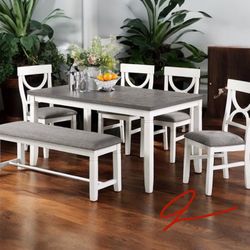 New! Quality Hardwood Dining Set!! 