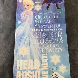 Disney Frozen Wall Sign- Brand New 