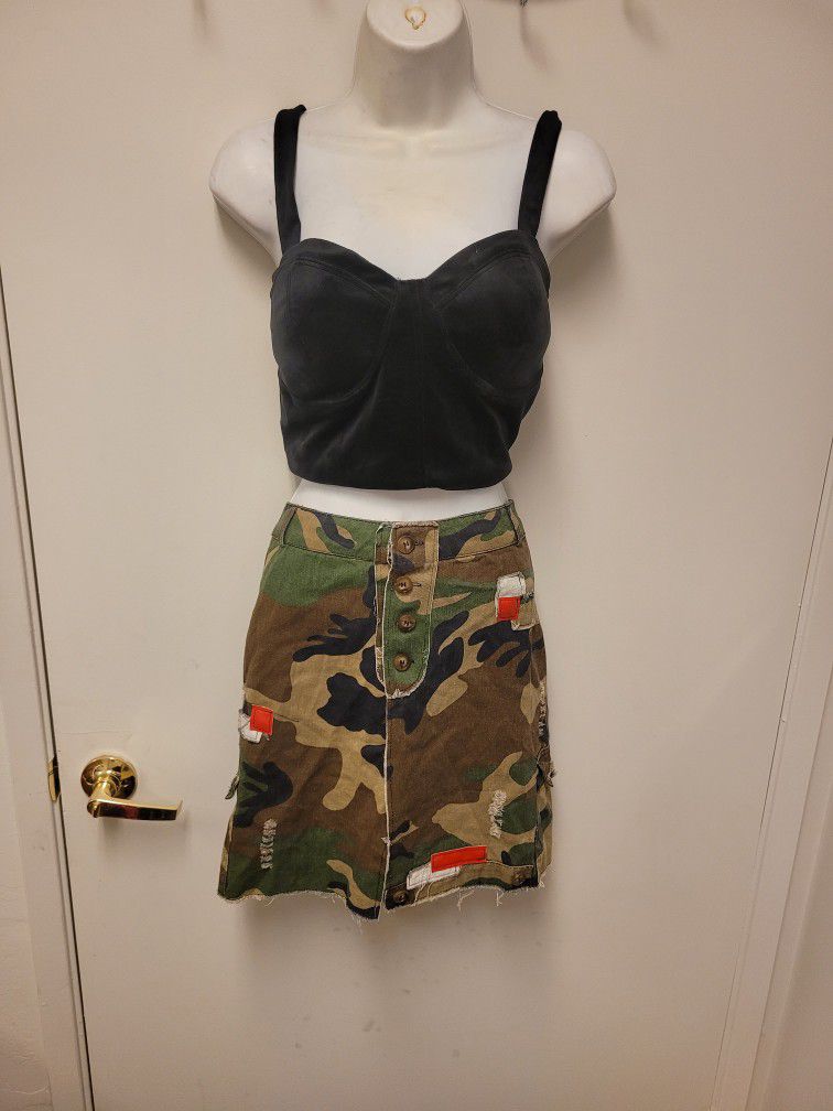 Self Made Sexy Army Plus Size Costume 2xl