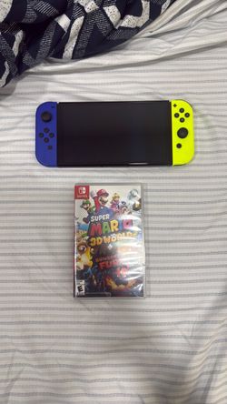 Nintendo Switch with Super Mario 3D World
