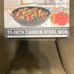 11 Inch Carbon Steel Wok