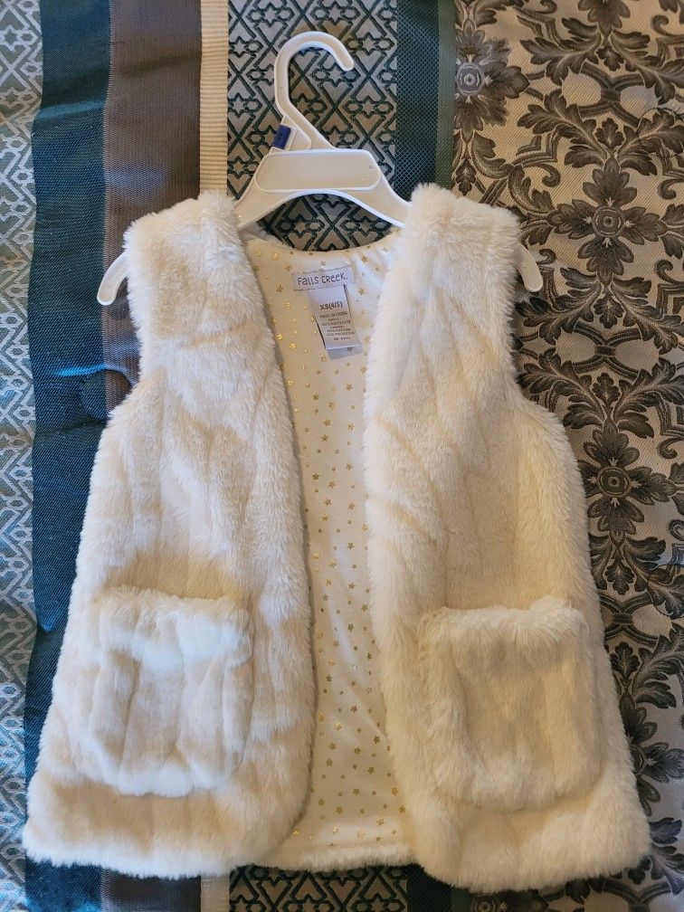 Girls Faux Fur Vest