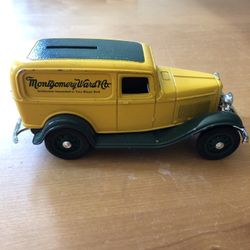 Ertl Ford Delivery Van “Montgomery Wards Co.” Bank - 7” Long