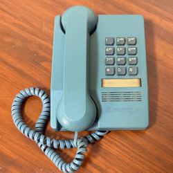 Vintage Northern Telecom Harmony Touch Tone Blue Phone Collection Decor