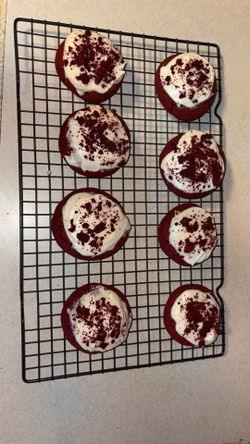 Red velvet cookies