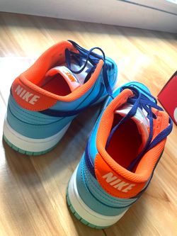 Nike Dunk Low Teal Orange Sneakers