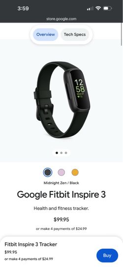 Fitbit Inspire 3 Tracker