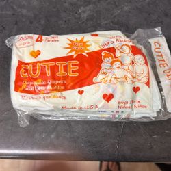 4 Pack Medium Size Diapers