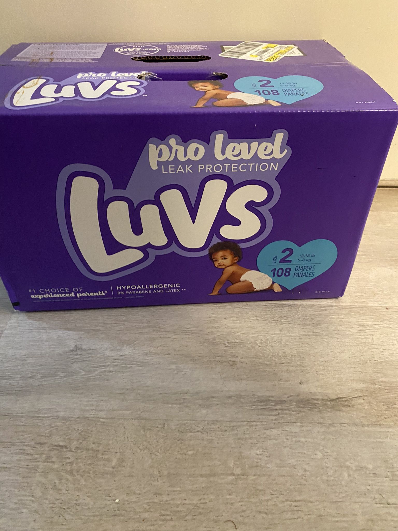 Size 2 Luvs Diapers