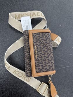 Black and brown mk bag