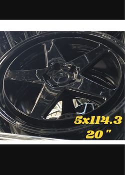 20" Wheels | Bolt Pattern: 5x114.3 (5x4.5) ​Give your daily driver, muscle car, or crossover a massive upgrade! Popular 20-inch wheels in the super ve
