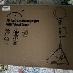 10 Inch Selfie Ring Light With Tripod Stand