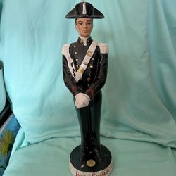 Vintage-Liquore Galliano Italian Arma dei Carabinier Liquor Decanter soldier