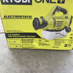 Electric Sprayer With Battery And Charger Ryobi 