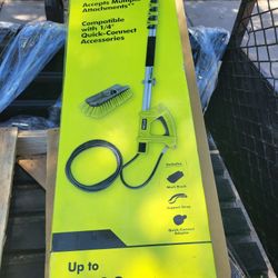 RYOBI pressure Washer Telescoping Pole Up To 18' Reach  4200psi