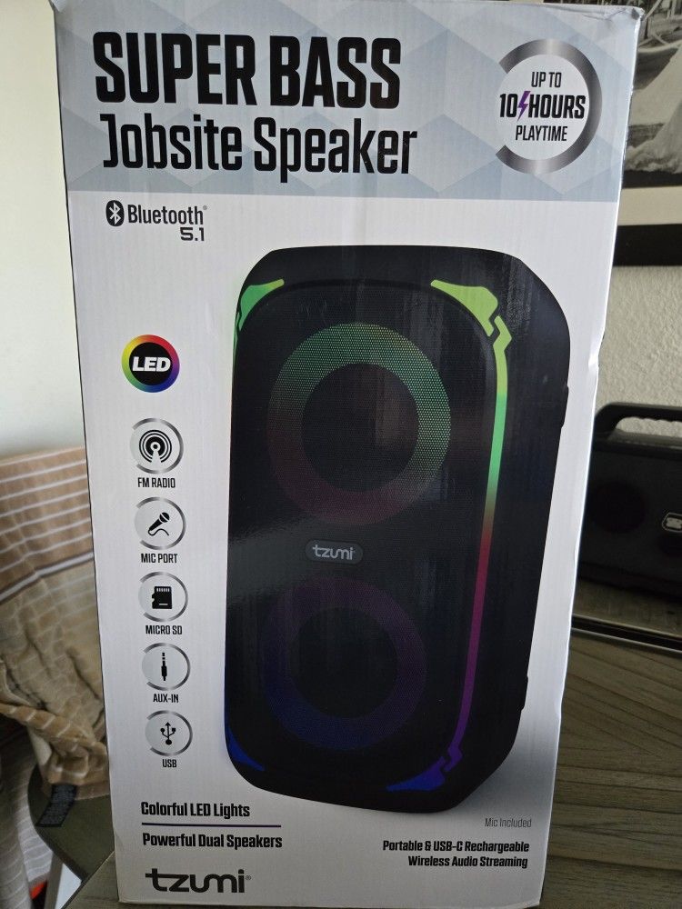 Bluetooth Job Speaker With Microphone