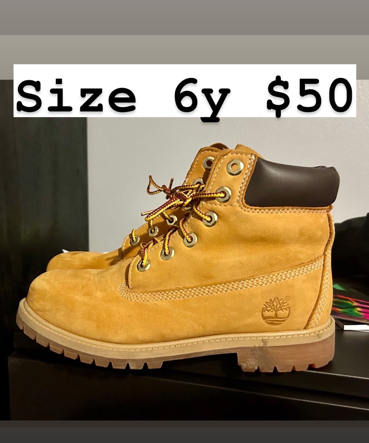 Timberlands Size 6y Great Shape 