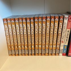 Attack On Titan Manga Volumes 1-14 and 33 and Lost Girls