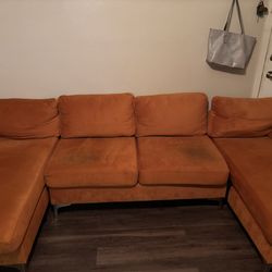 Orange sectional best offer