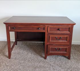 Wooden desk