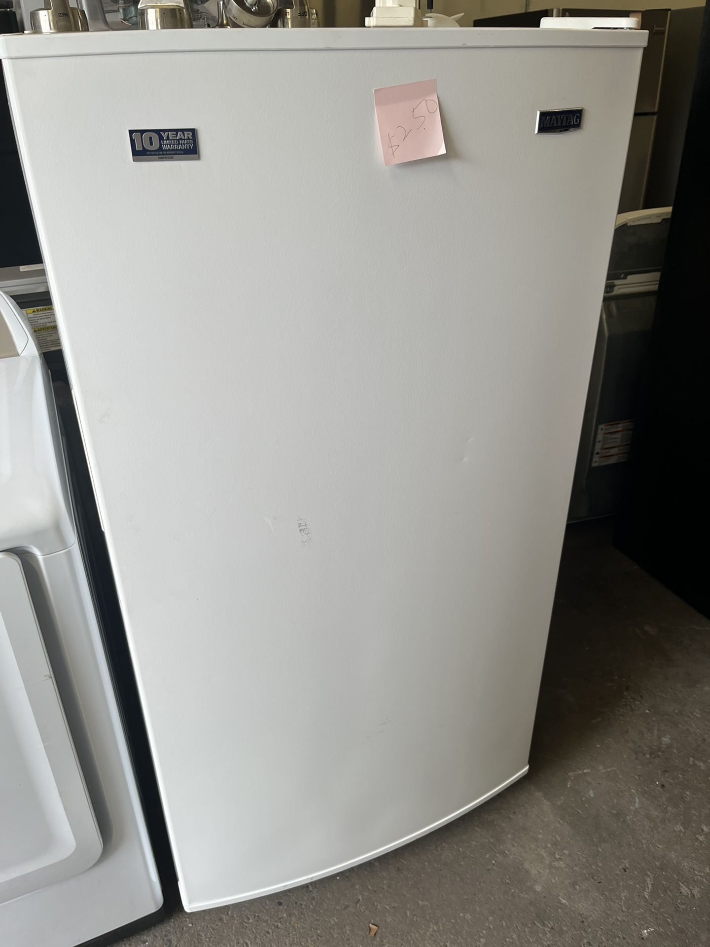 Maytag Upright Freezer White