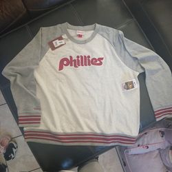 New Mens Phillies Sweater 