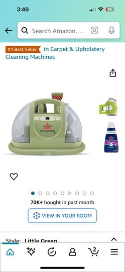 Bissell Green Upholstery Cleaner