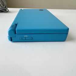 Nintendo DSi Console W/ New Super Mario TWL-001 Teal Blue Tested No Charger  