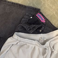 Ediked Jeans And Brandy Melville Shorts