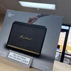 Marshall Wouburn II Bluetooth Speaker - Pay $1 today and pay the rest later -