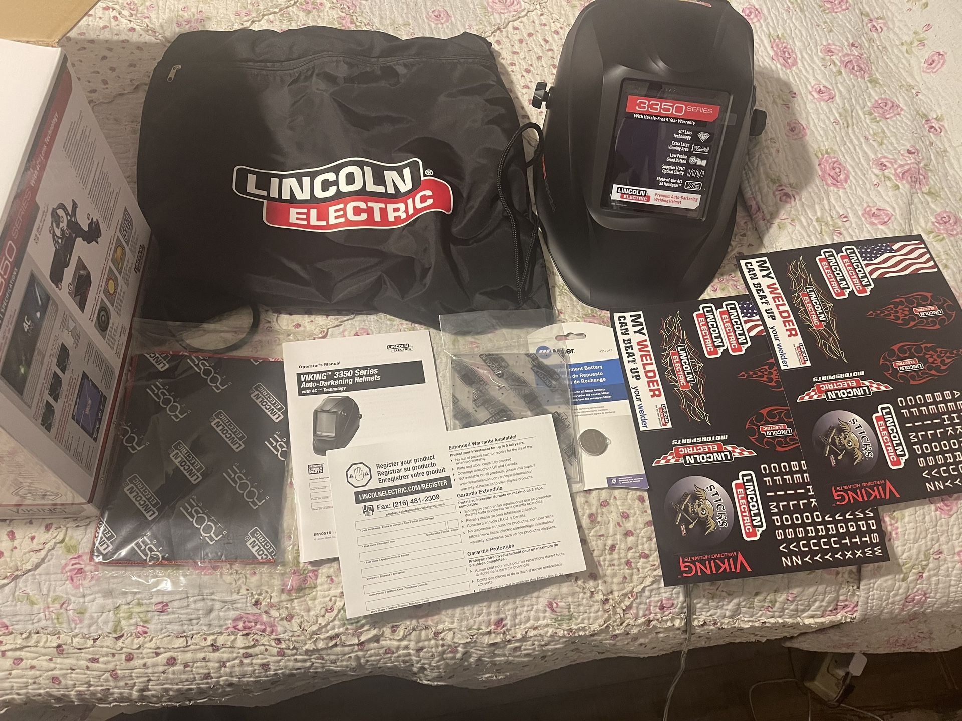 brand new Lincoln welding shield