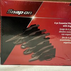 Snap-on Tools  6 pc Essential Pliers/Cutters Set with organizer 