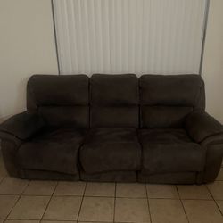 Brown Reclining Bed Coach 