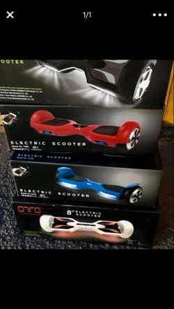 Brand new metallic hoverboard