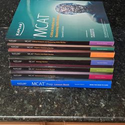 Kaplan MCAT 7th Edition Prep Books 7 Books