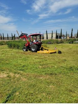 Tractor Digging / Weed Control And Abatemen Making Coffee t