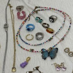 $5 Whole Set Ear Ring Neckless Rring