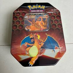 Pokémon TCG Hidden Fates-Charizard GX Tin Sealed