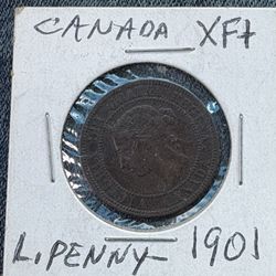 1901 Large Penny Canada 